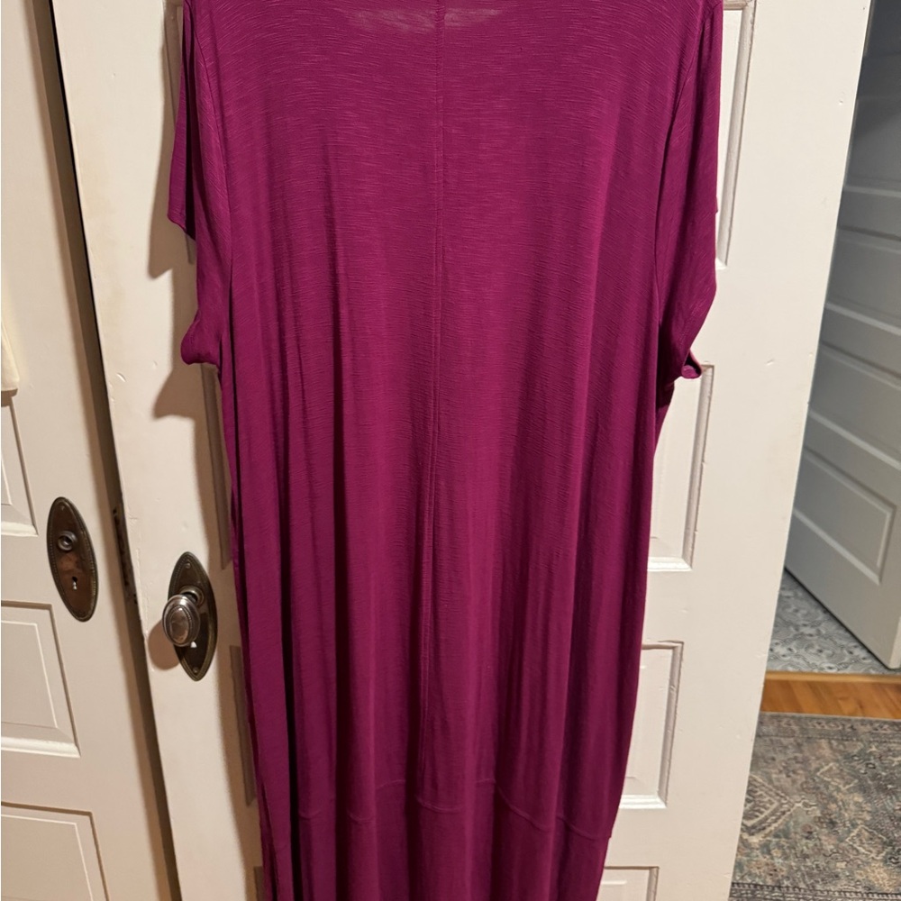 J. Jill Maxi Dress in Rich Plum - Picture 2 of 5